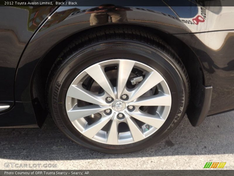 Black / Black 2012 Toyota Avalon Limited