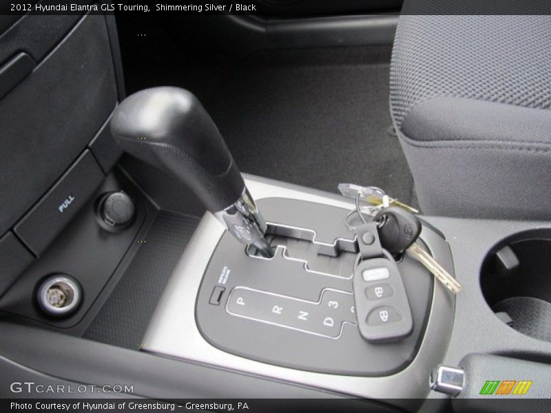 Shimmering Silver / Black 2012 Hyundai Elantra GLS Touring
