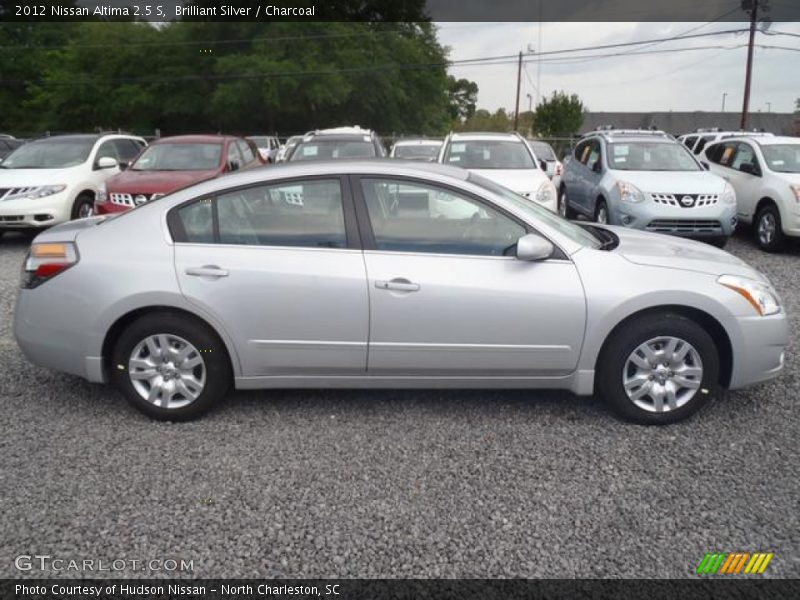 Brilliant Silver / Charcoal 2012 Nissan Altima 2.5 S