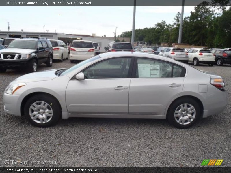 Brilliant Silver / Charcoal 2012 Nissan Altima 2.5 S