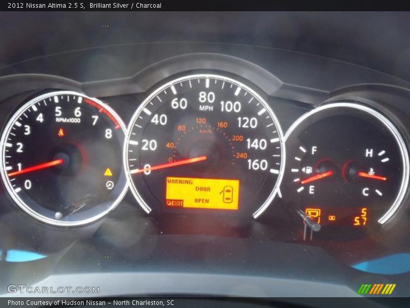 Brilliant Silver / Charcoal 2012 Nissan Altima 2.5 S