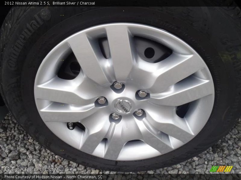 Brilliant Silver / Charcoal 2012 Nissan Altima 2.5 S