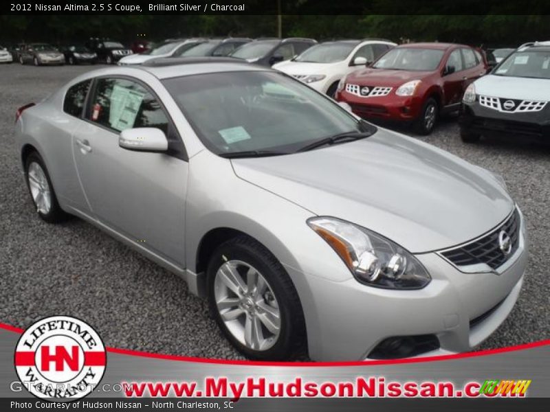 Brilliant Silver / Charcoal 2012 Nissan Altima 2.5 S Coupe