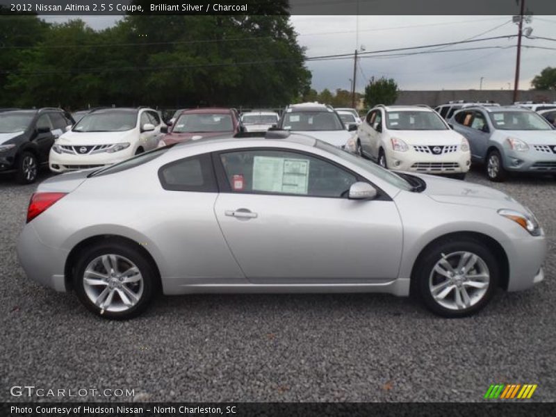 Brilliant Silver / Charcoal 2012 Nissan Altima 2.5 S Coupe