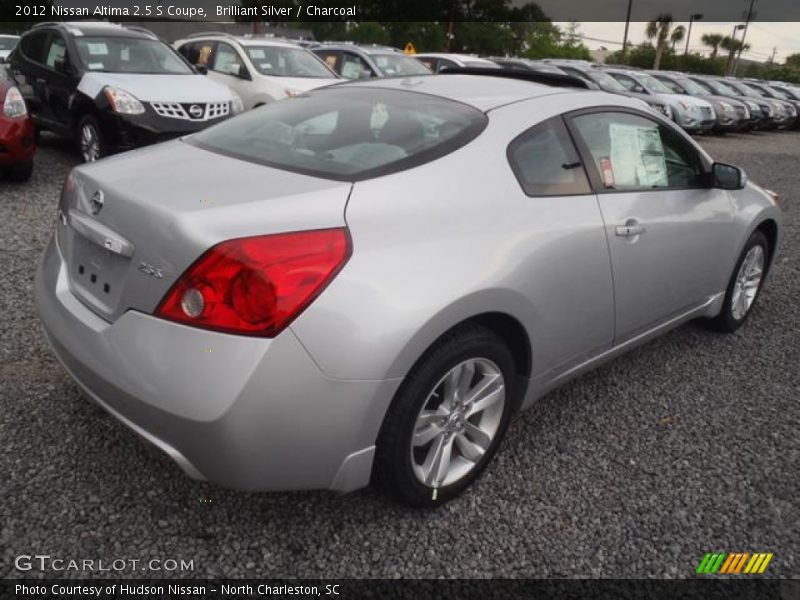 Brilliant Silver / Charcoal 2012 Nissan Altima 2.5 S Coupe