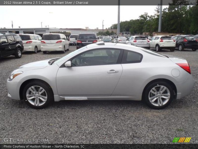Brilliant Silver / Charcoal 2012 Nissan Altima 2.5 S Coupe
