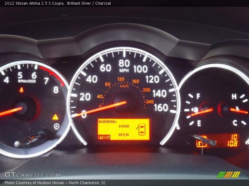 Brilliant Silver / Charcoal 2012 Nissan Altima 2.5 S Coupe