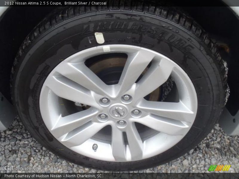 Brilliant Silver / Charcoal 2012 Nissan Altima 2.5 S Coupe