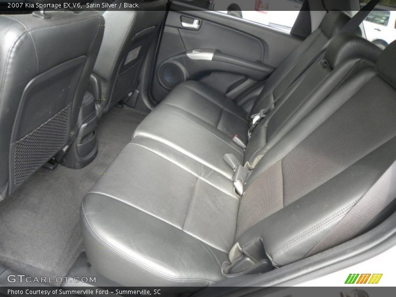 Satin Silver / Black 2007 Kia Sportage EX V6