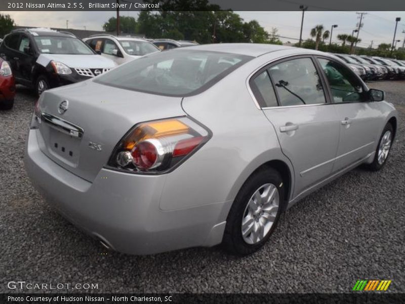 Brilliant Silver / Charcoal 2012 Nissan Altima 2.5 S