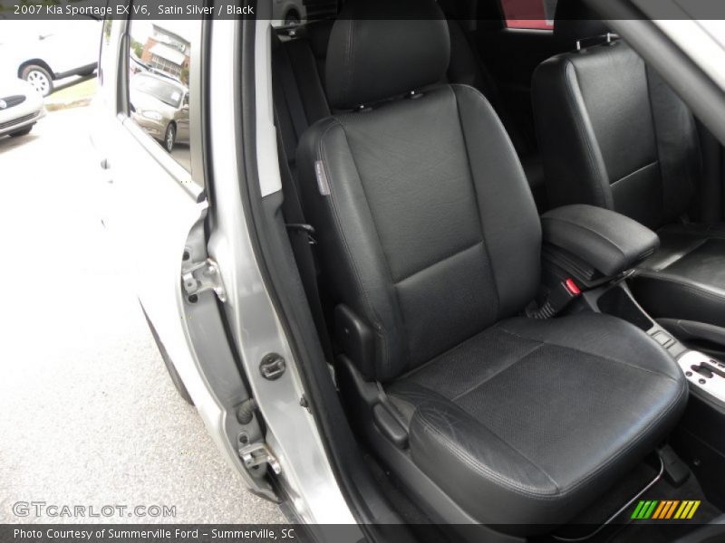 Satin Silver / Black 2007 Kia Sportage EX V6