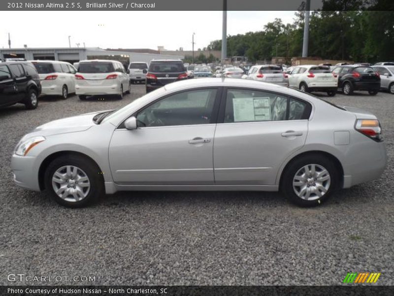 Brilliant Silver / Charcoal 2012 Nissan Altima 2.5 S