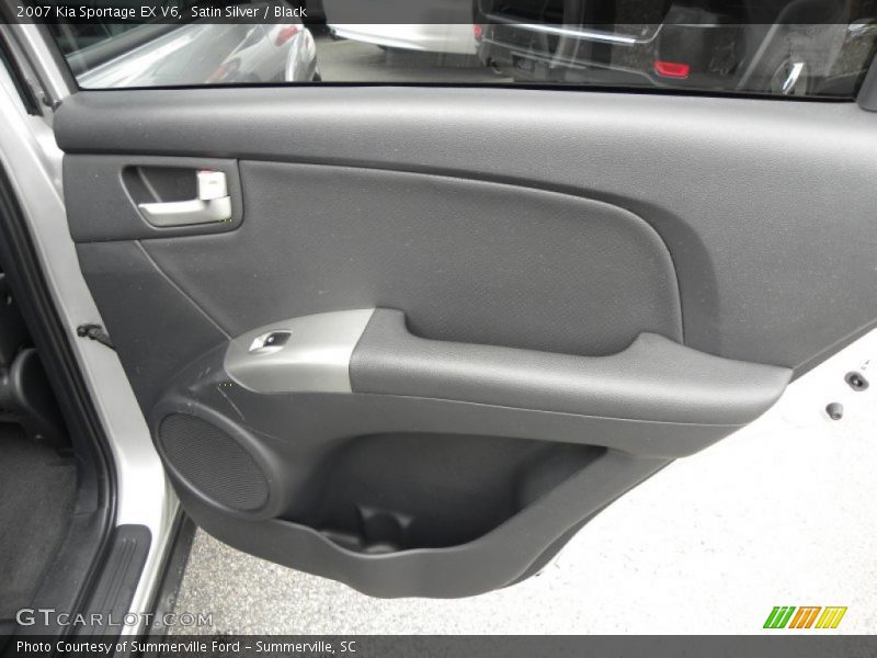 Satin Silver / Black 2007 Kia Sportage EX V6