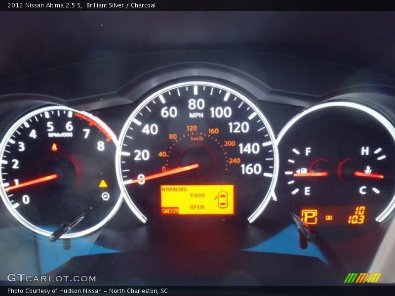 Brilliant Silver / Charcoal 2012 Nissan Altima 2.5 S