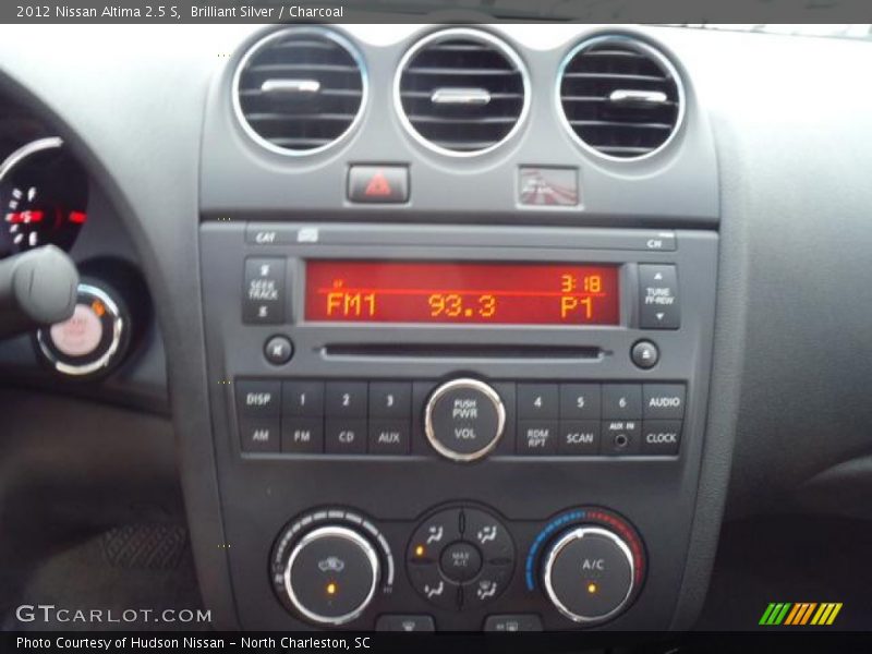 Brilliant Silver / Charcoal 2012 Nissan Altima 2.5 S