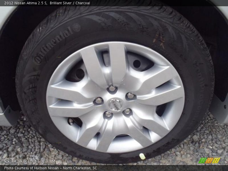 Brilliant Silver / Charcoal 2012 Nissan Altima 2.5 S