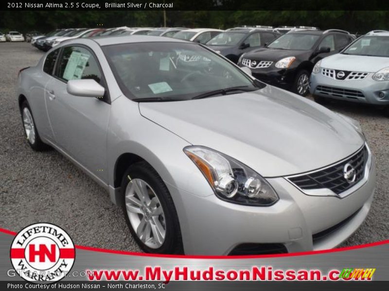 Brilliant Silver / Charcoal 2012 Nissan Altima 2.5 S Coupe