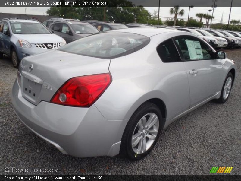 Brilliant Silver / Charcoal 2012 Nissan Altima 2.5 S Coupe