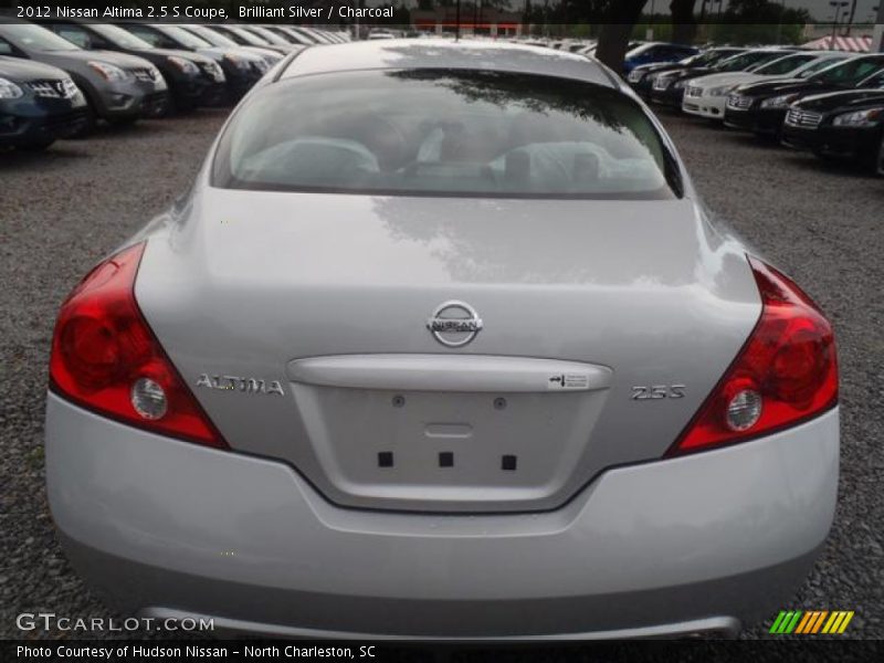 Brilliant Silver / Charcoal 2012 Nissan Altima 2.5 S Coupe