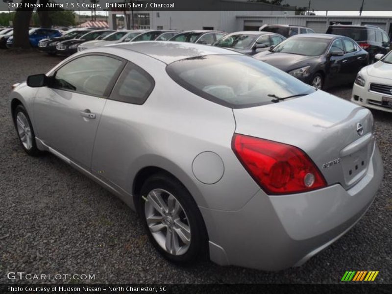 Brilliant Silver / Charcoal 2012 Nissan Altima 2.5 S Coupe