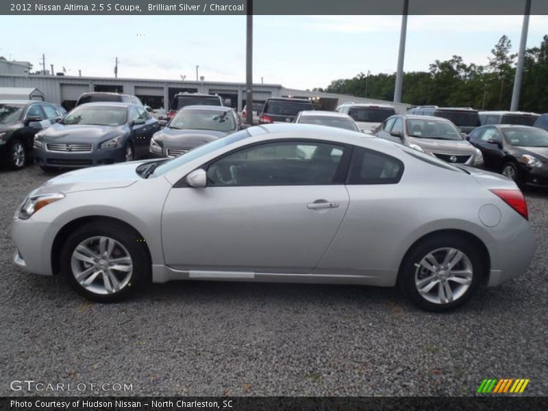 Brilliant Silver / Charcoal 2012 Nissan Altima 2.5 S Coupe