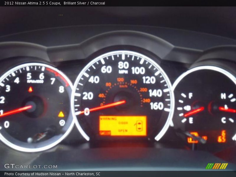 Brilliant Silver / Charcoal 2012 Nissan Altima 2.5 S Coupe