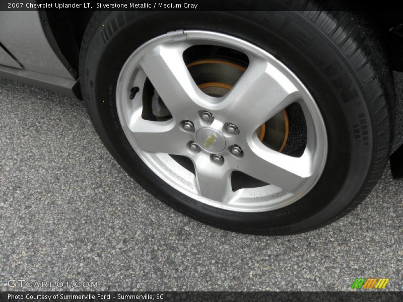 Silverstone Metallic / Medium Gray 2007 Chevrolet Uplander LT