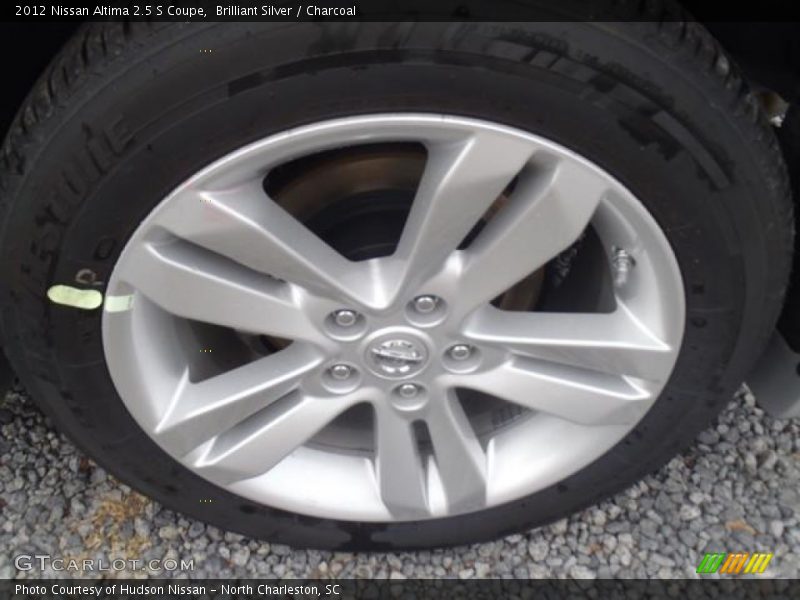 Brilliant Silver / Charcoal 2012 Nissan Altima 2.5 S Coupe