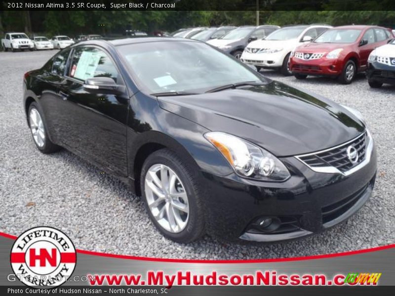 Super Black / Charcoal 2012 Nissan Altima 3.5 SR Coupe