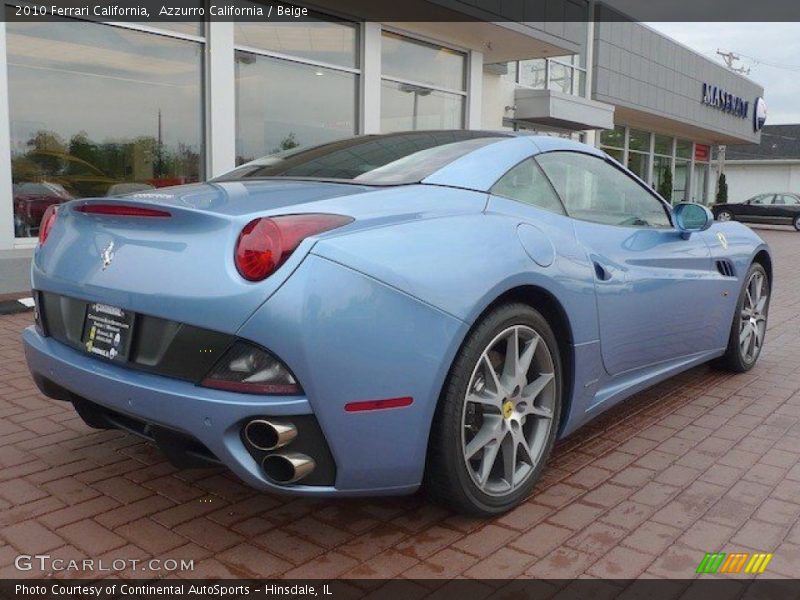 Azzurro California / Beige 2010 Ferrari California