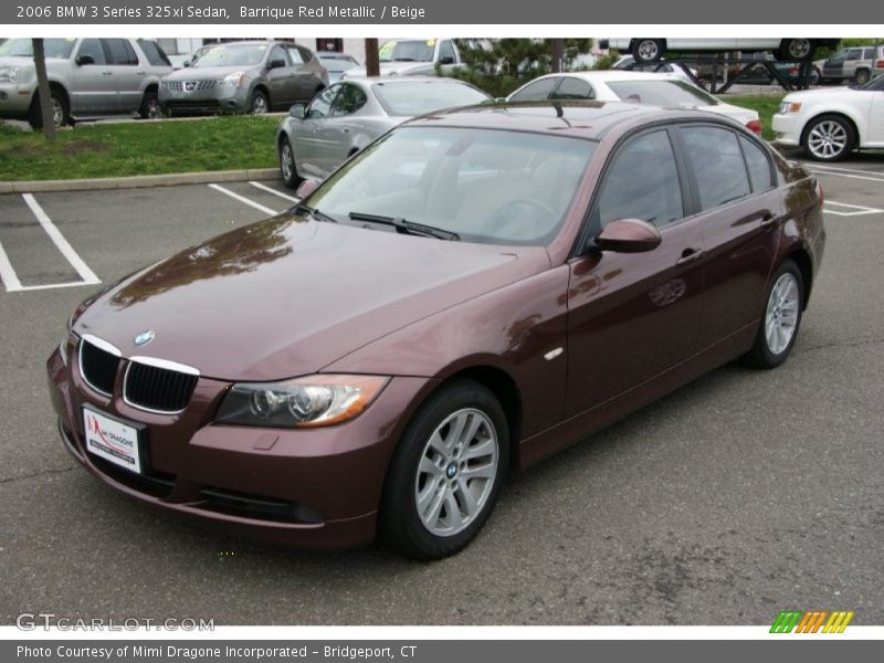Barrique Red Metallic / Beige 2006 BMW 3 Series 325xi Sedan