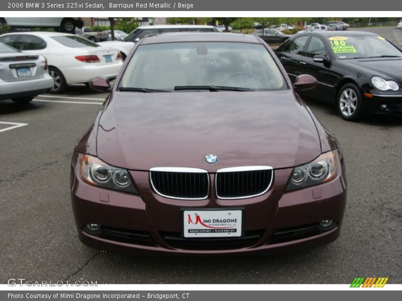 Barrique Red Metallic / Beige 2006 BMW 3 Series 325xi Sedan