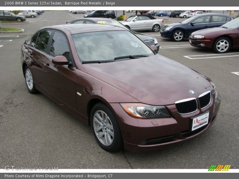 Barrique Red Metallic / Beige 2006 BMW 3 Series 325xi Sedan
