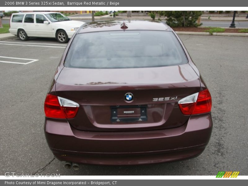 Barrique Red Metallic / Beige 2006 BMW 3 Series 325xi Sedan