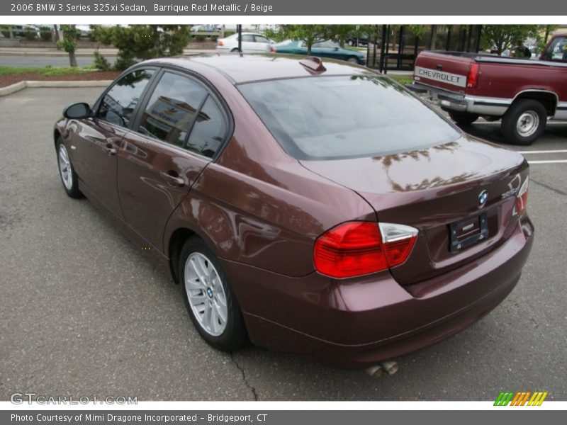 Barrique Red Metallic / Beige 2006 BMW 3 Series 325xi Sedan