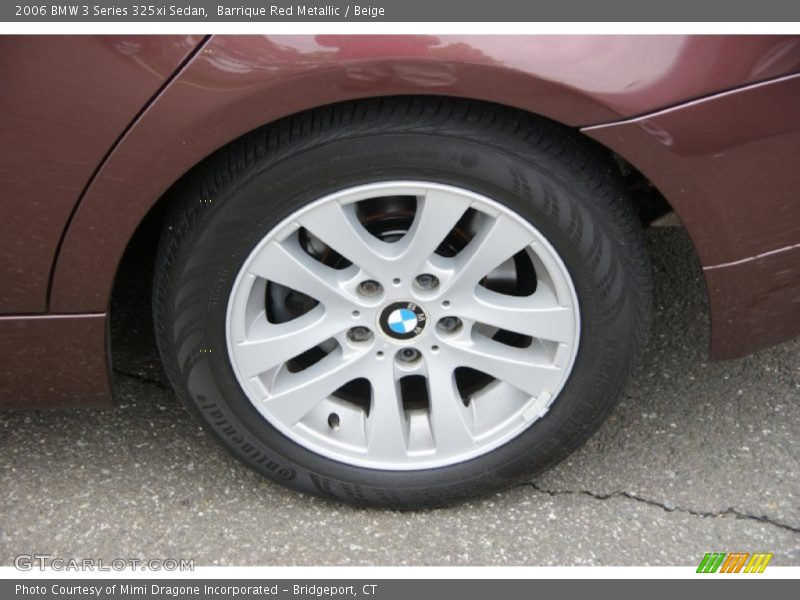 Barrique Red Metallic / Beige 2006 BMW 3 Series 325xi Sedan