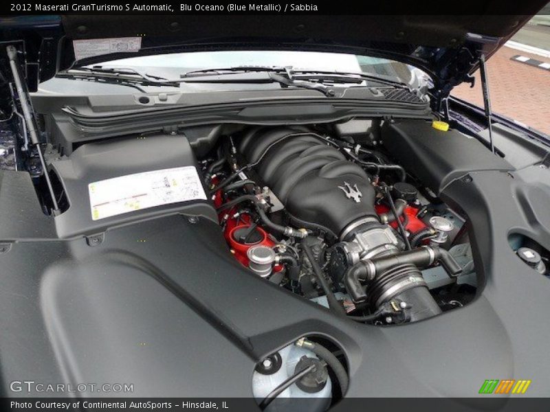  2012 GranTurismo S Automatic Engine - 4.7 Liter DOHC 32-Valve VVT V8