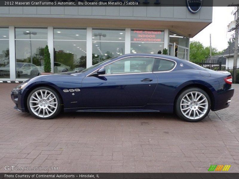Blu Oceano (Blue Metallic) / Sabbia 2012 Maserati GranTurismo S Automatic