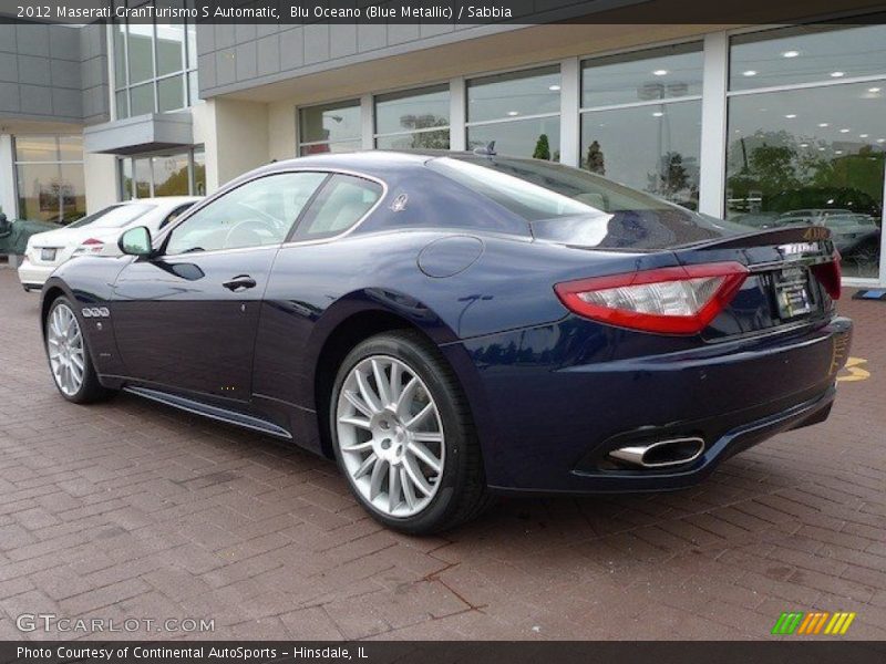 Blu Oceano (Blue Metallic) / Sabbia 2012 Maserati GranTurismo S Automatic