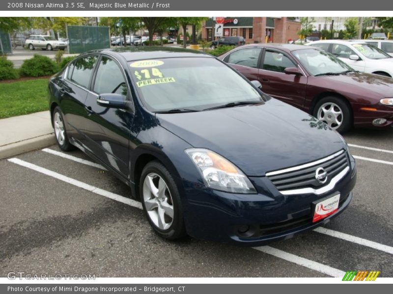 Majestic Blue Metallic / Frost 2008 Nissan Altima 3.5 SE
