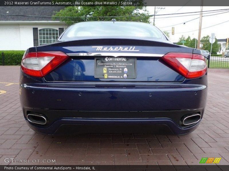 Blu Oceano (Blue Metallic) / Sabbia 2012 Maserati GranTurismo S Automatic