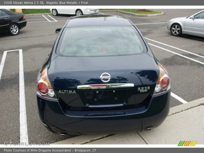 Majestic Blue Metallic / Frost 2008 Nissan Altima 3.5 SE