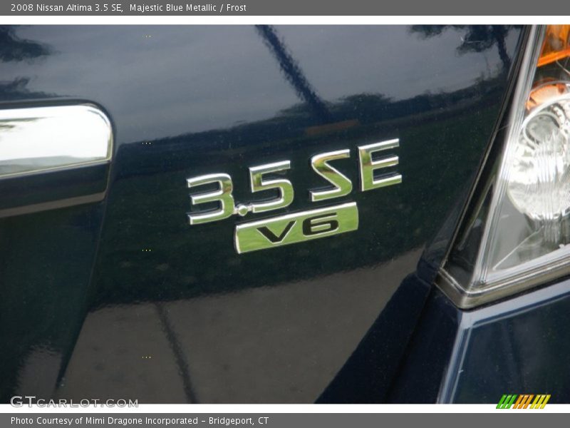 Majestic Blue Metallic / Frost 2008 Nissan Altima 3.5 SE