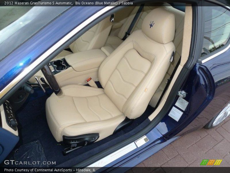 Front Seat of 2012 GranTurismo S Automatic