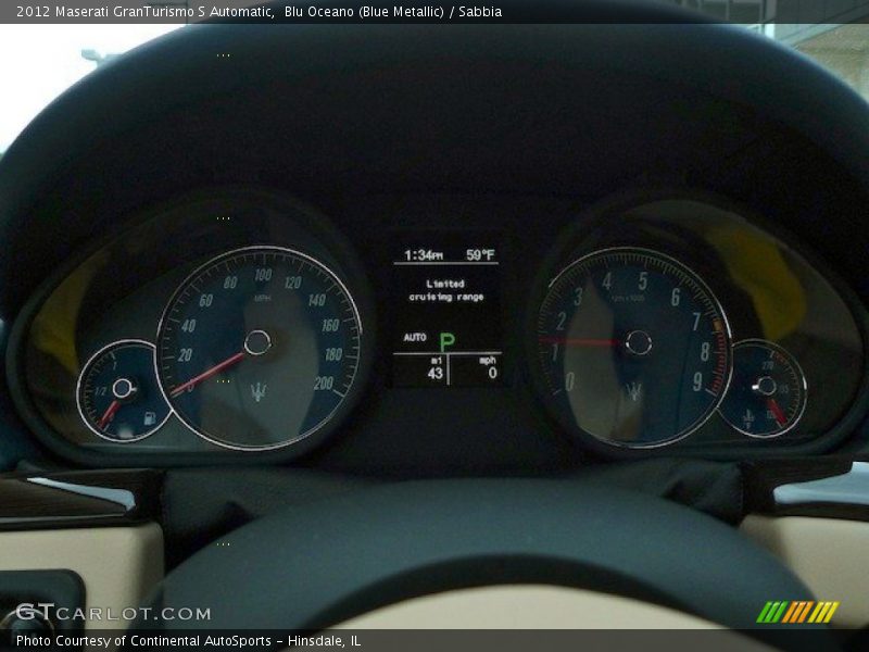  2012 GranTurismo S Automatic S Automatic Gauges