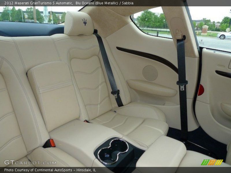 Rear Seat of 2012 GranTurismo S Automatic