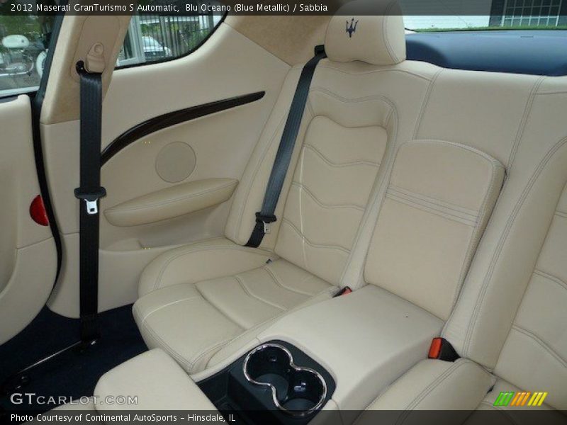 Rear Seat of 2012 GranTurismo S Automatic