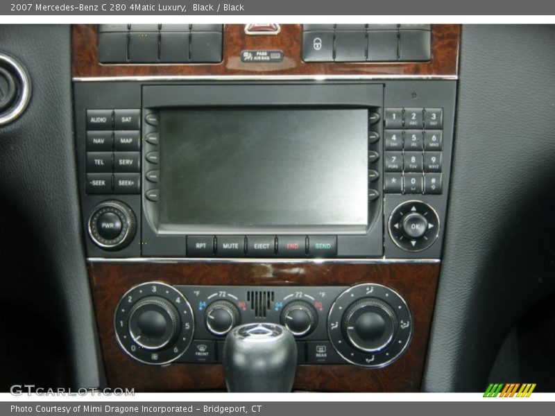 Black / Black 2007 Mercedes-Benz C 280 4Matic Luxury
