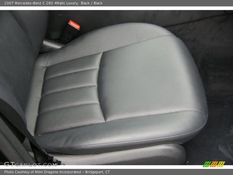 Black / Black 2007 Mercedes-Benz C 280 4Matic Luxury