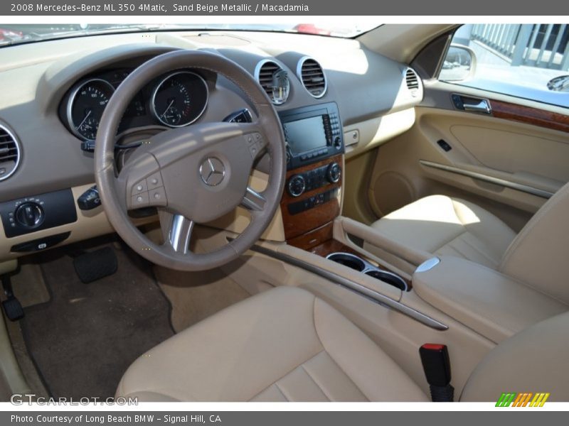 Sand Beige Metallic / Macadamia 2008 Mercedes-Benz ML 350 4Matic